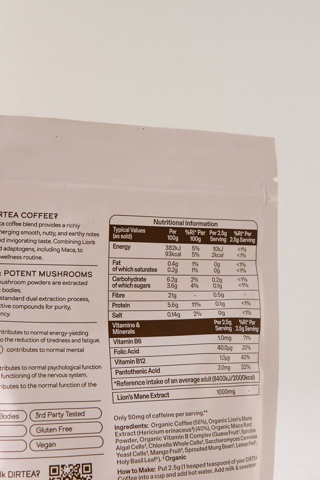 DIRTEA Mushroom Super Blend Coffee, 150g #1