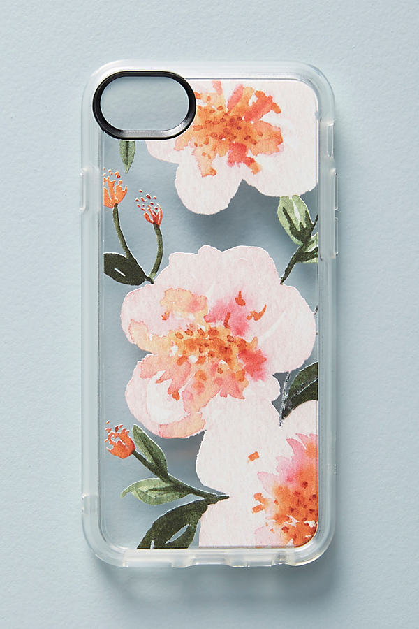 Casetify Pink Floral Iphone Case By  In Pink Size M