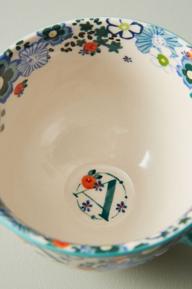 Tea Time Monogram Mug #1
