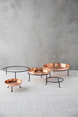Matte Black Steel Plant Stand
