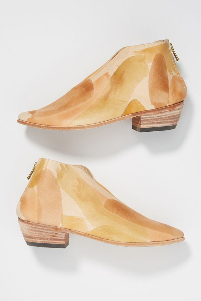 Handpainted Watercolor Boots #1