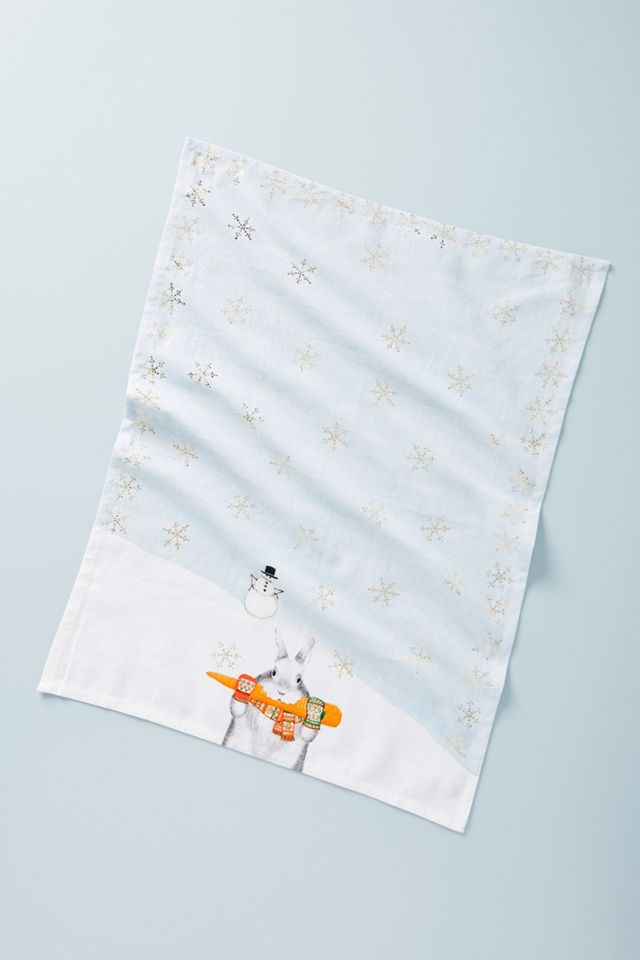 Dear Hancock Bandit Bunny Dish Towel