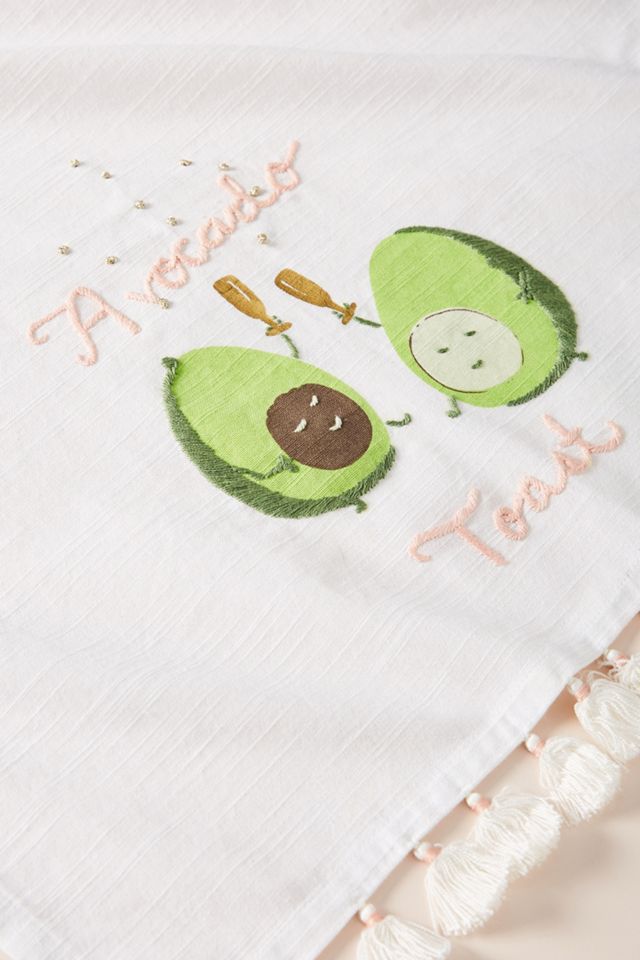Carly Home Avocado Toast Dish Towel #1