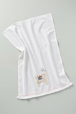 Kate Jenkins Cozy Llama Dish Towel