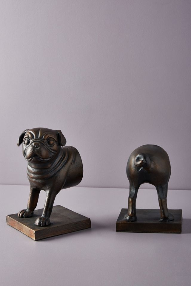 Pug Bookends #1