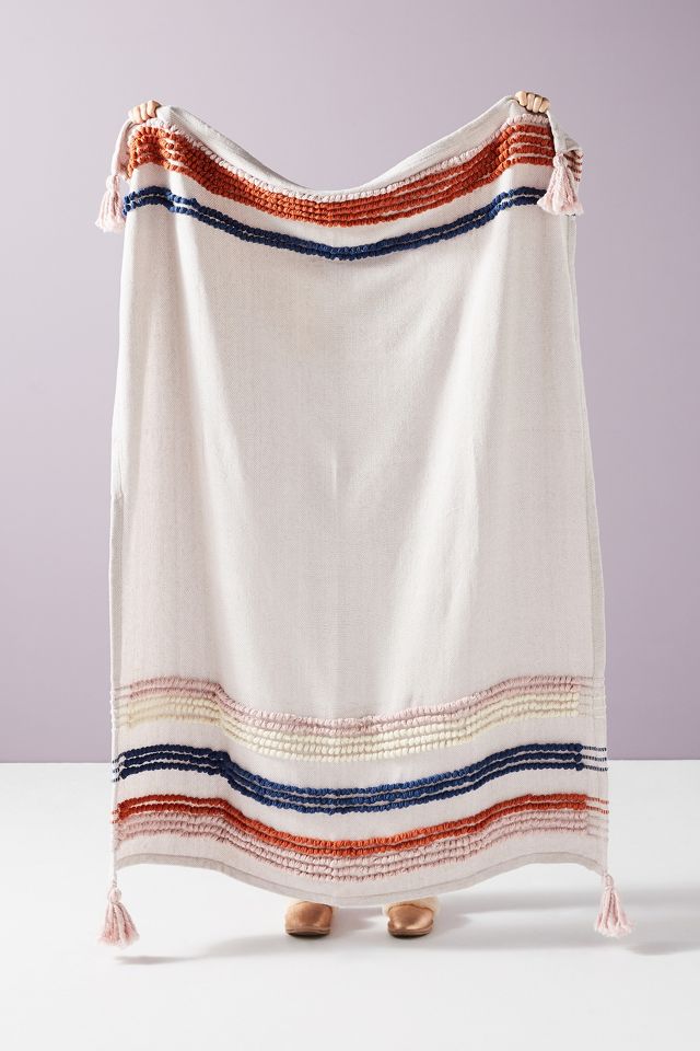 Soft Century Woven Stripe Throw Blanket