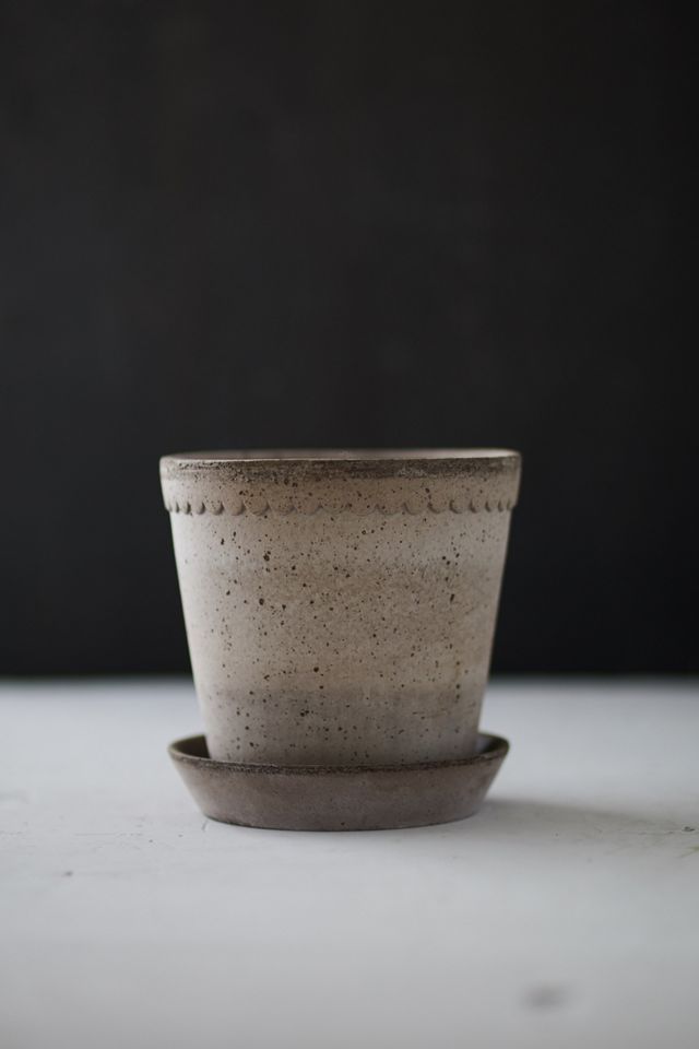 Bergs Helena Terracotta Pot + Saucer Set #4