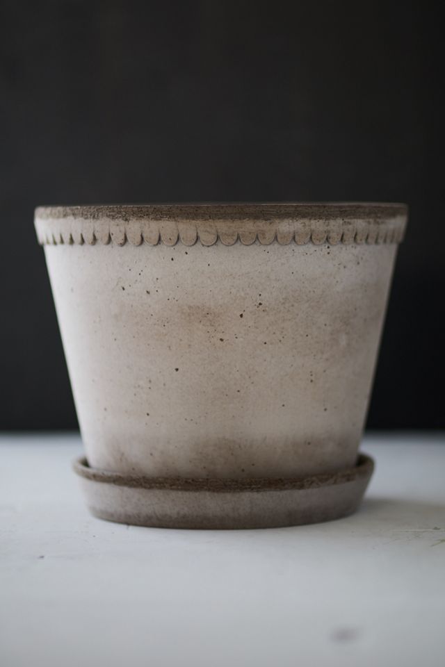 Bergs Helena Terracotta Pot + Saucer Set #2