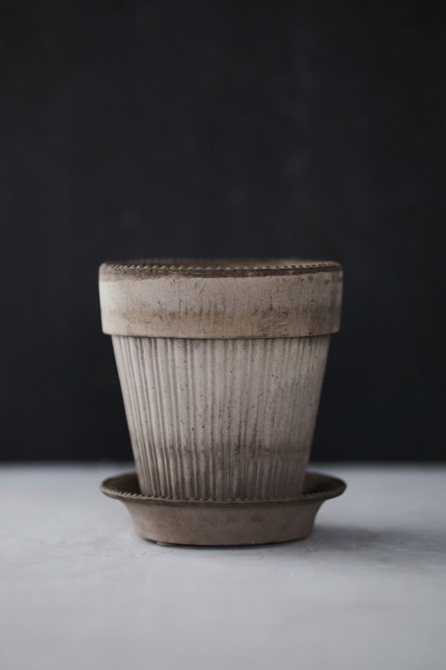 Bergs Simona Terracotta Pot + Saucer Set #3