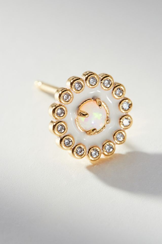 Wreath Post Earrings #1