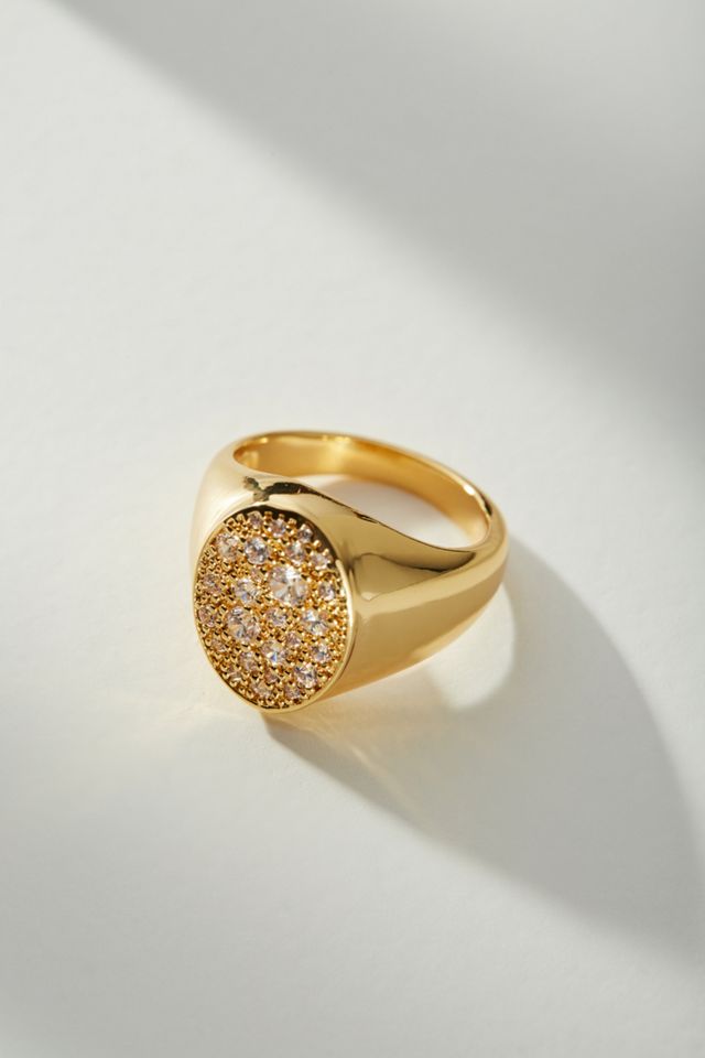Studded Signet Ring #1