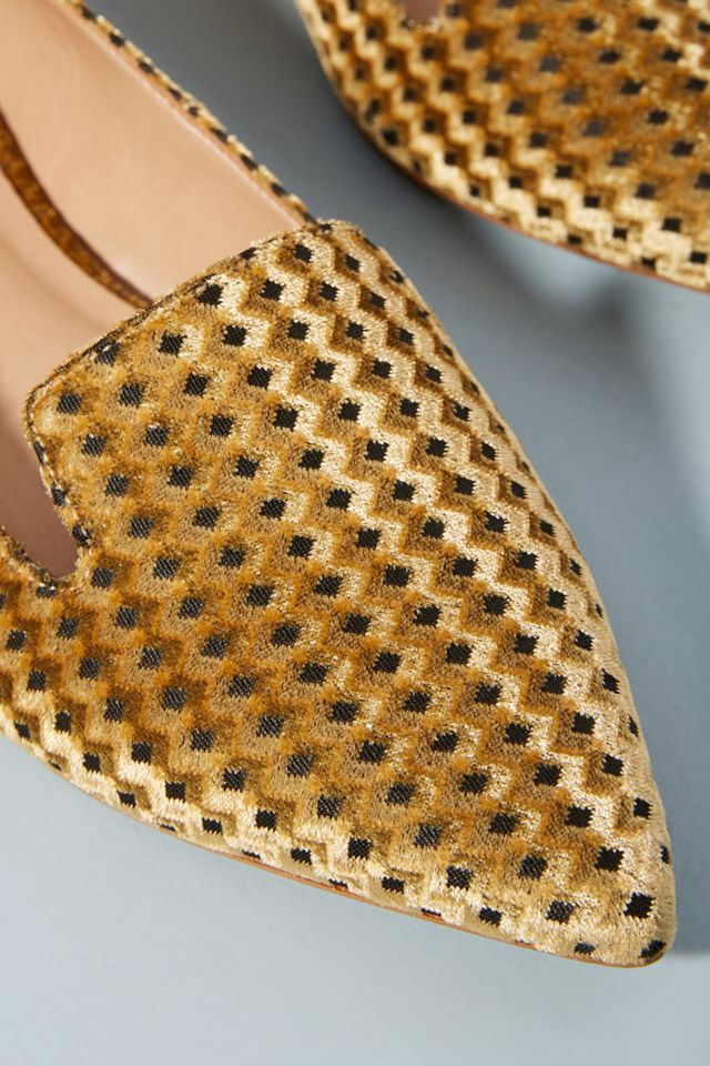 Anthropologie Velvet Loafers #2