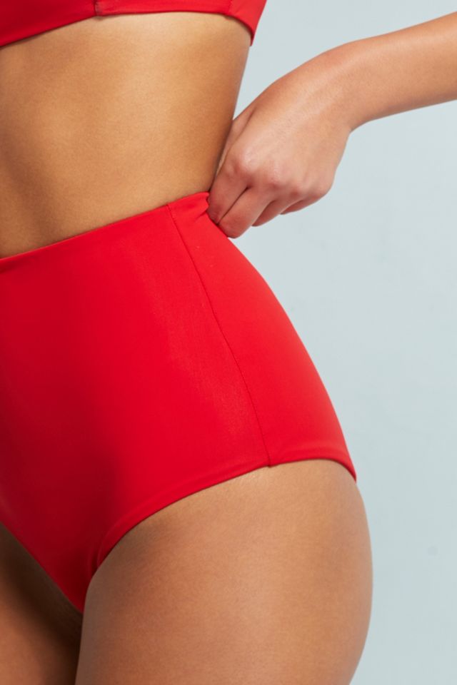 Mara Hoffman Lydia High-Waisted Bikini Bottoms #1