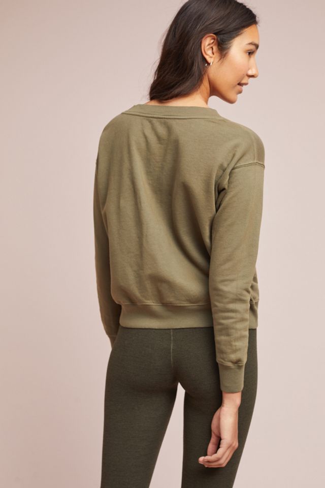 Sundry Metallic Splatter Sweatshirt #1