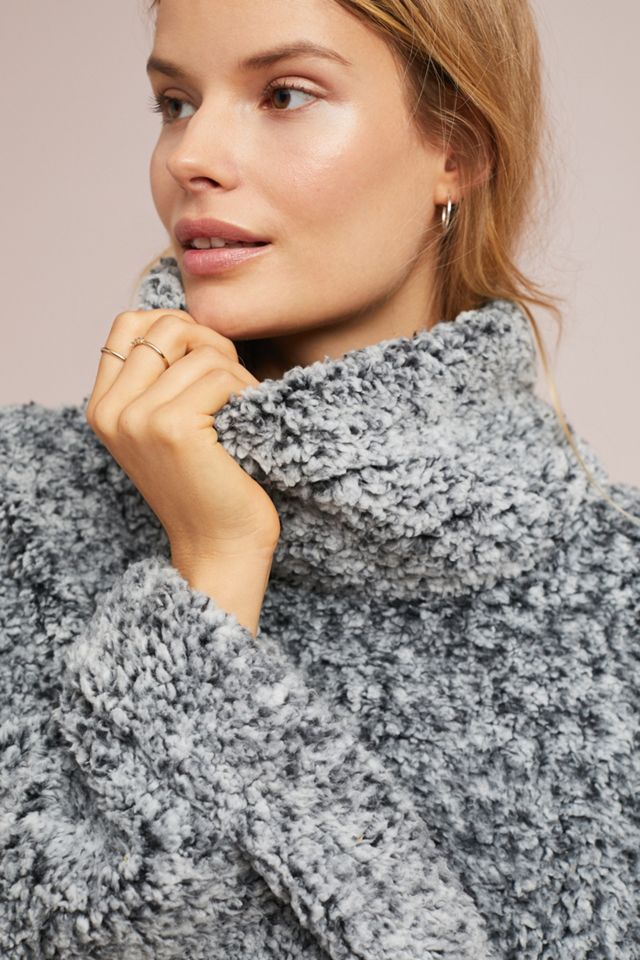 Sherpa Turtleneck Pullover #2