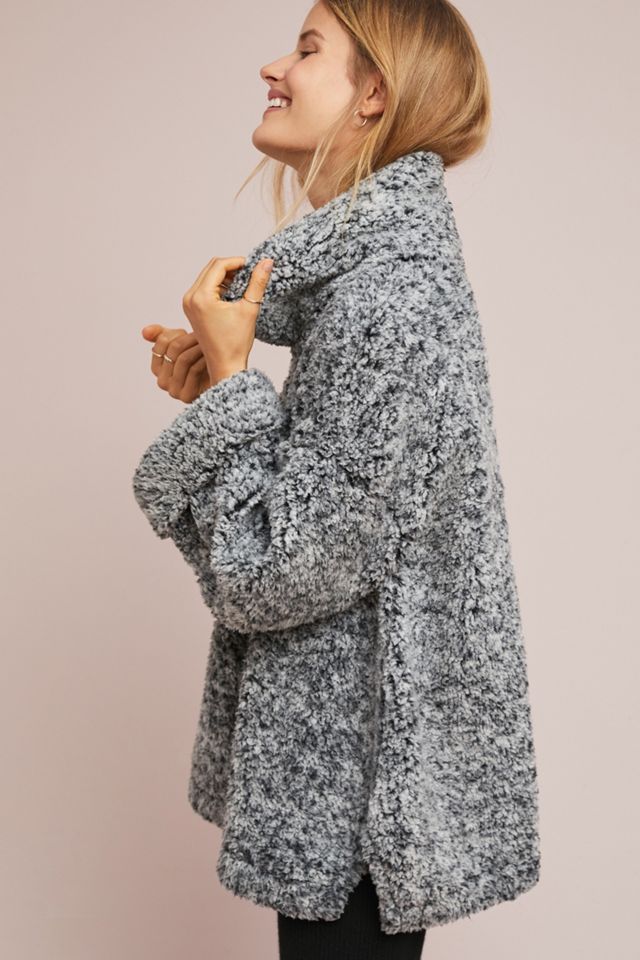 Sherpa Turtleneck Pullover