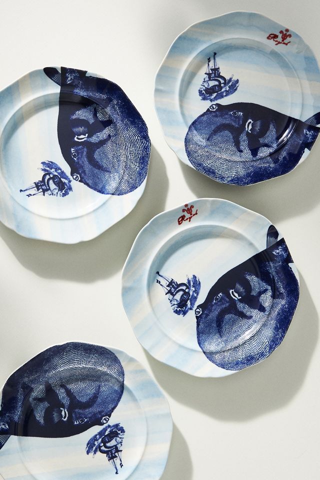 From The Deep Dessert Plates, Set of 4 #2