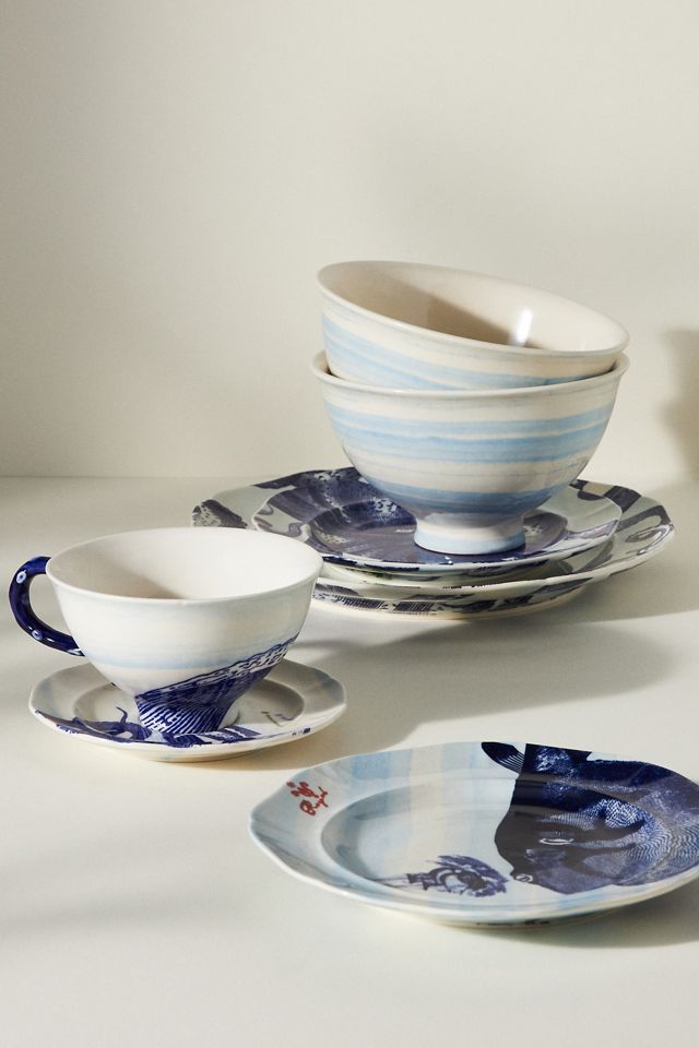 From The Deep Cups & Saucers, Set of 4 #2