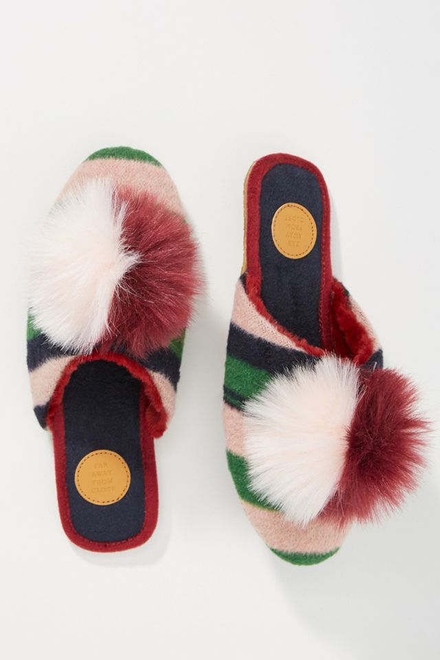 Far Away From Close Jana Pommed Slippers #1