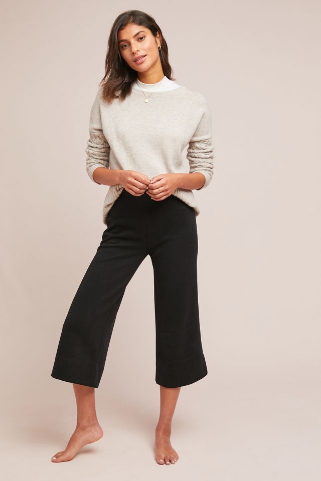 Terry Wide-Leg Trousers | Anthropologie UK