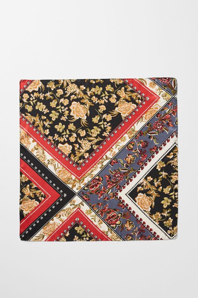 Oversized Patchwork Bandana Scarf #2