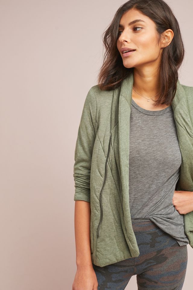 Anthropologie shop green jacket