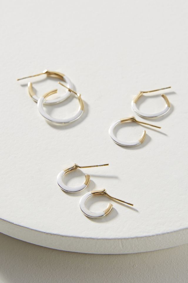 Trilogy Hoop Earring Set | Anthropologie