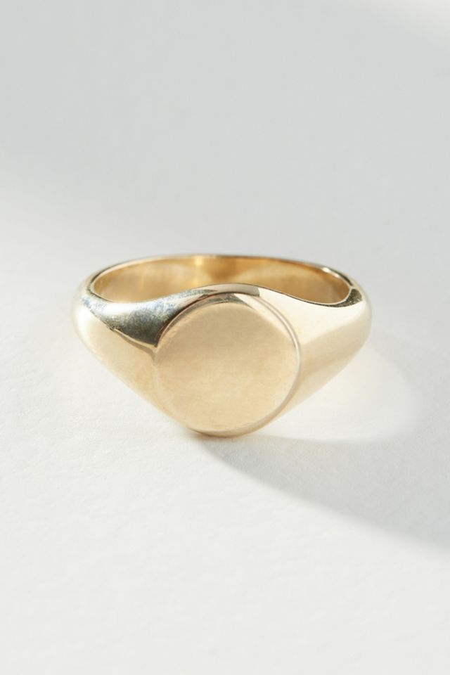 Phyllis Oval Signet Ring #1