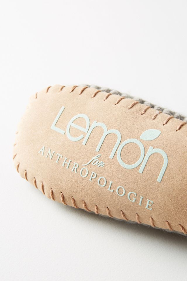 Lemon Faux Leather Cloud Slippers #2