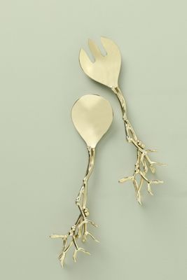 Kasia Wisniewski Gilded Branch Serving Set