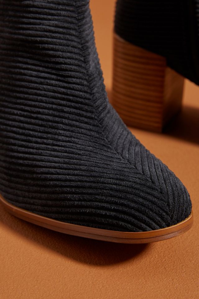 Anthropologie Corduroy Booties #2
