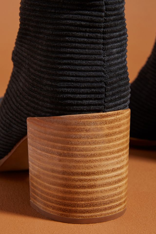Anthropologie Corduroy Booties #3