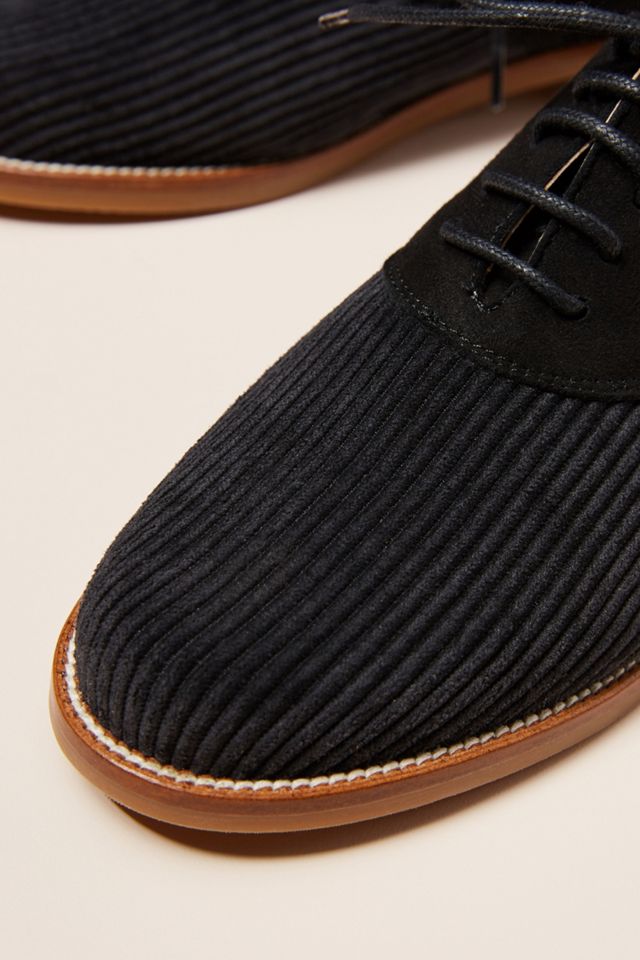 Anthropologie Corduroy Oxford Loafers #2