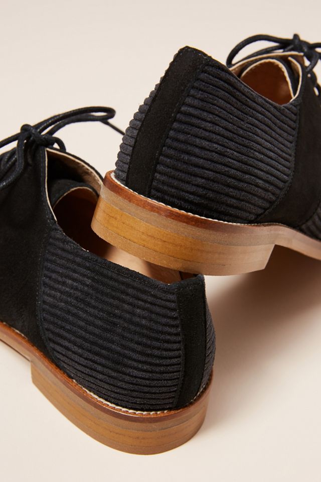 Anthropologie Corduroy Oxford Loafers #3