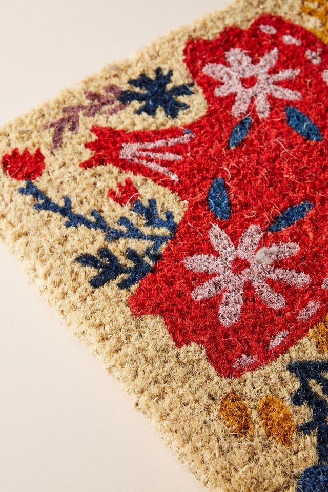 Flourished Welcome Doormat #1