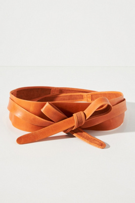 Ada Classic Wrap Belt In Brown