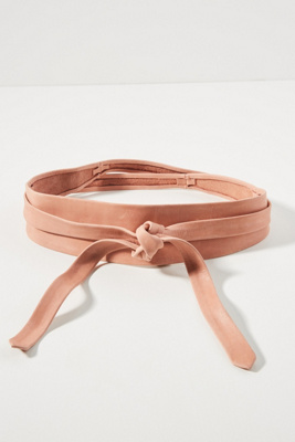 Ada Classic Wrap Belt In Orange