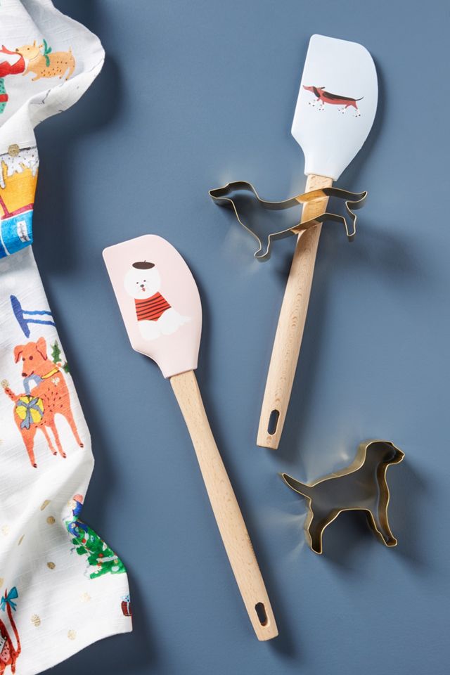 Libby VanderPloeg Dashing Dog Spatula & Cookie Cutter Set #1