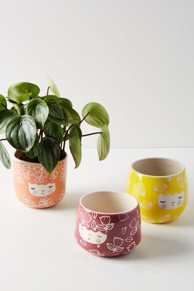 Marinski Heartmades Little Face Pot #1