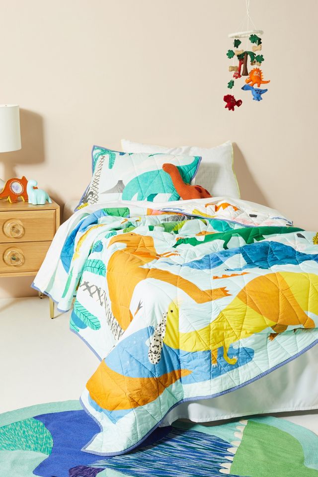 Natasha Durley Dinosaur Dreams Kids Quilt | Anthropologie