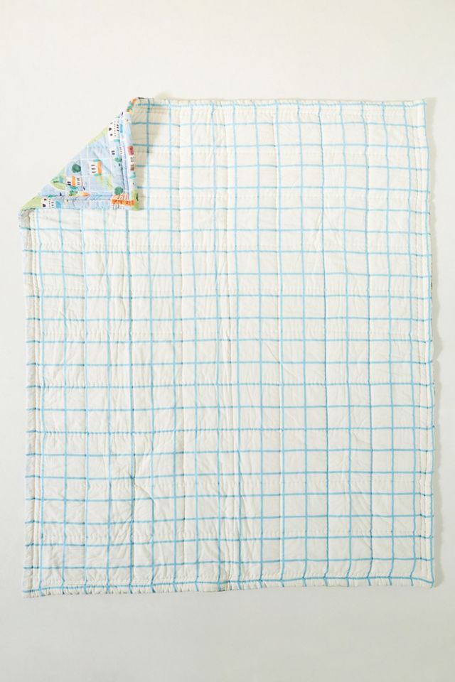 Lemon Ribbon Around Town Kids Quilt #8