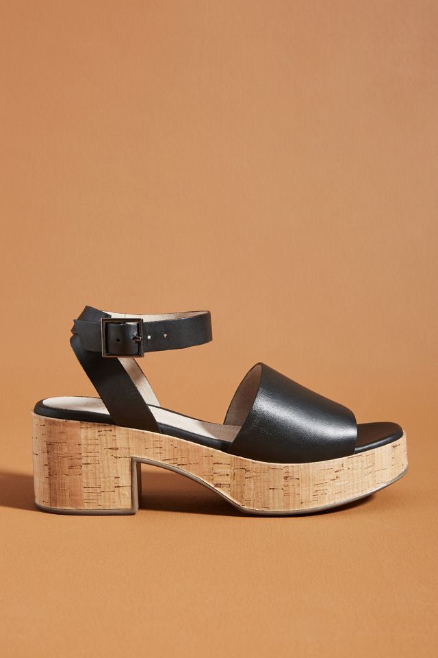 Calming influence cheap platform sandal