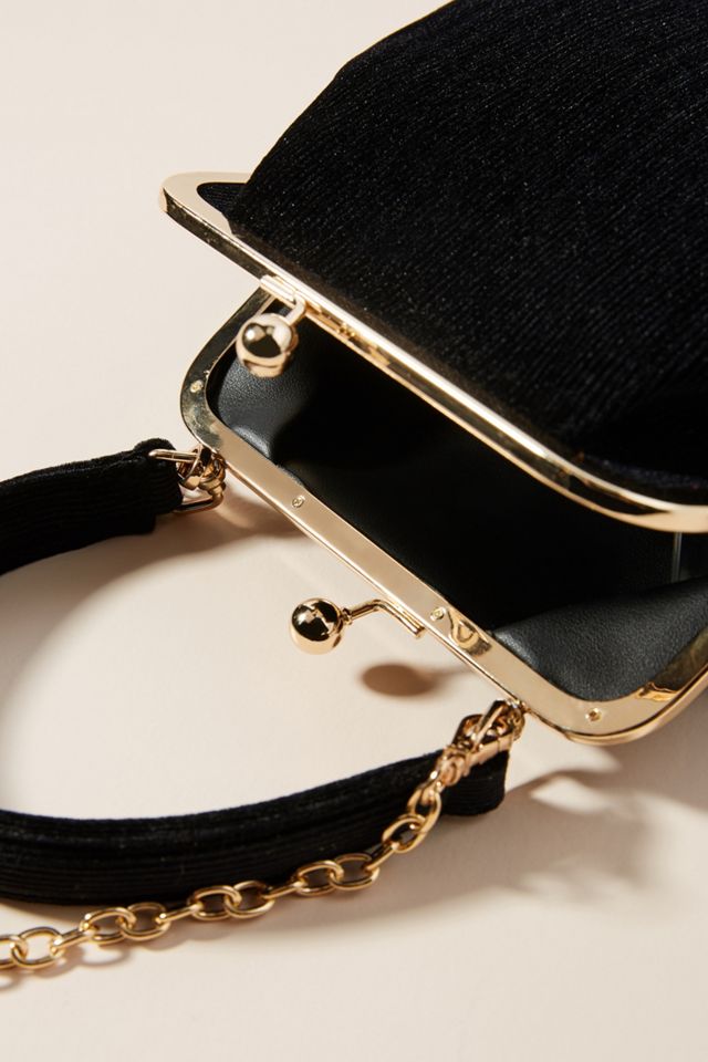 Velvet Top-Handled Clutch #2