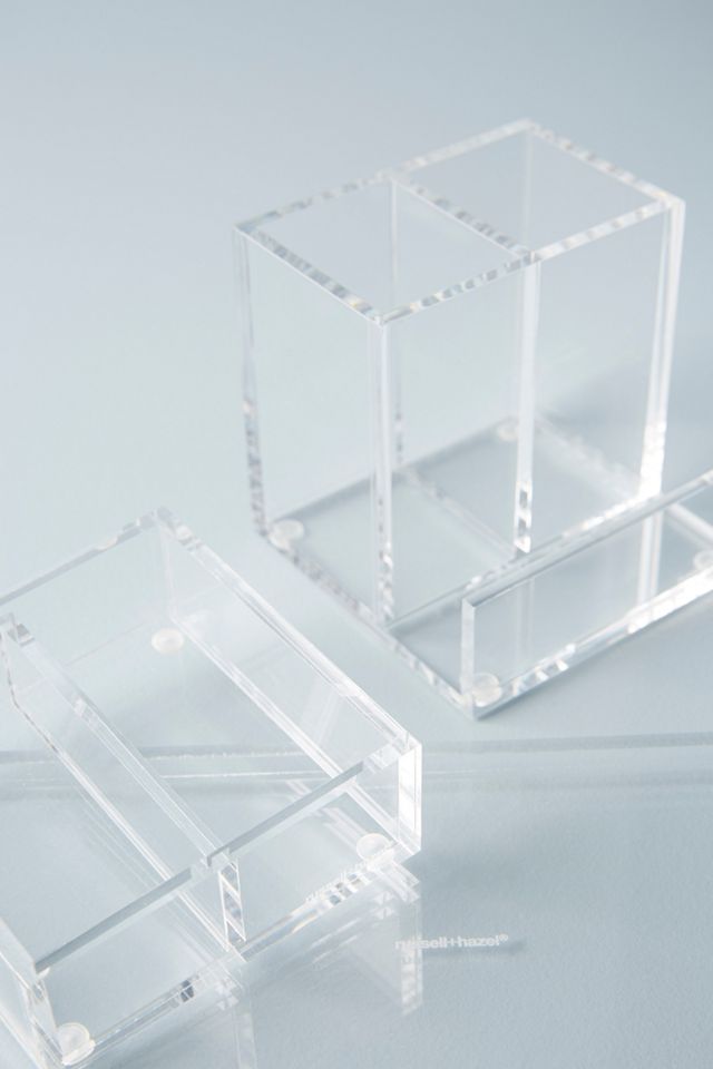 Acrylic Bloc Starter Desk Set Organizer #2
