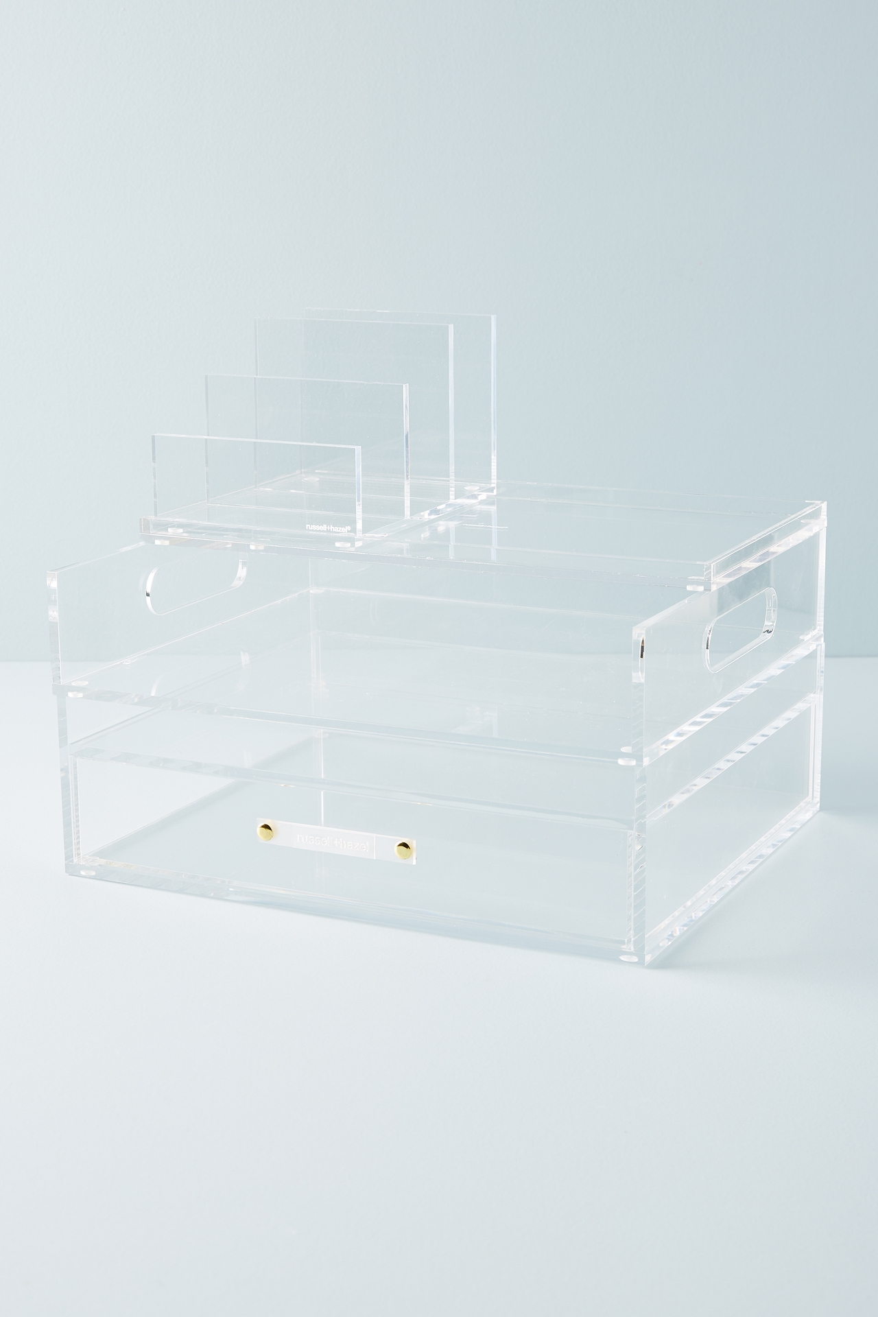 Acrylic Bloc Collection Desk Storage