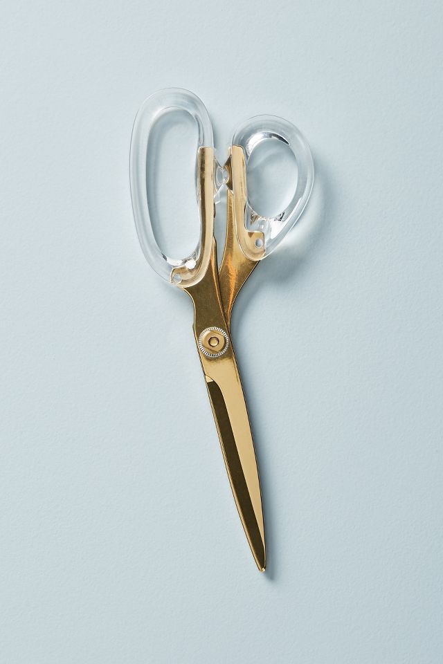 Poketo Acrylic Scissors in Gold
