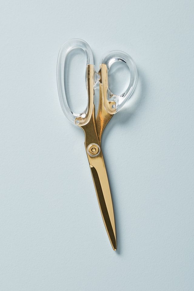 Poketo Acrylic Scissors in Gold