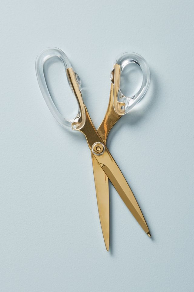 Poketo Acrylic Scissors in Gold