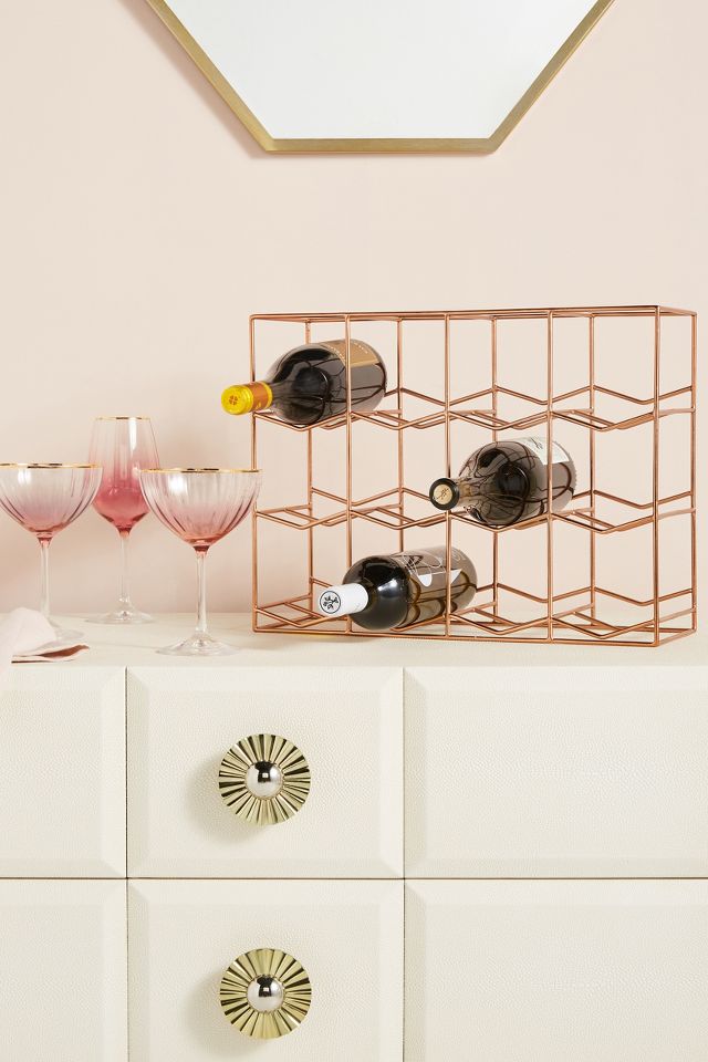 Wine rack anthropologie hot sale