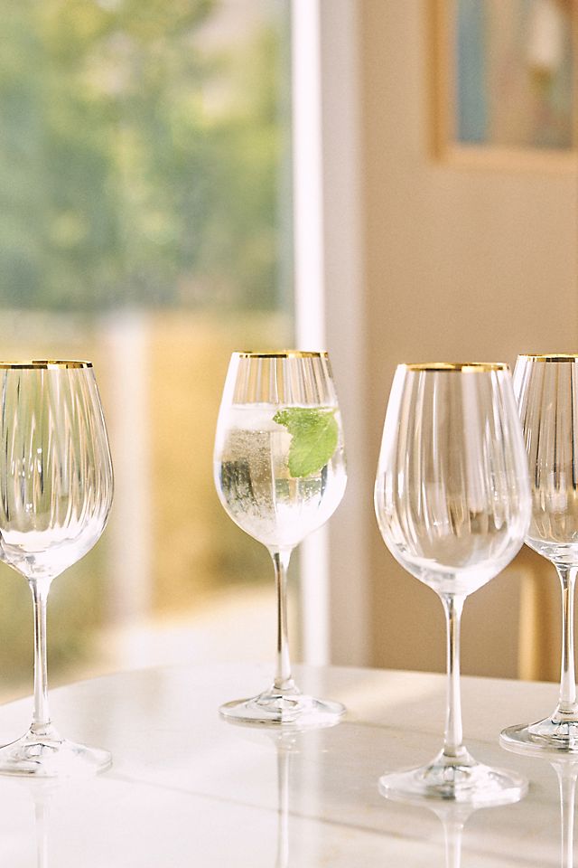 Waterfall wine glasses Waterfall wine glasses